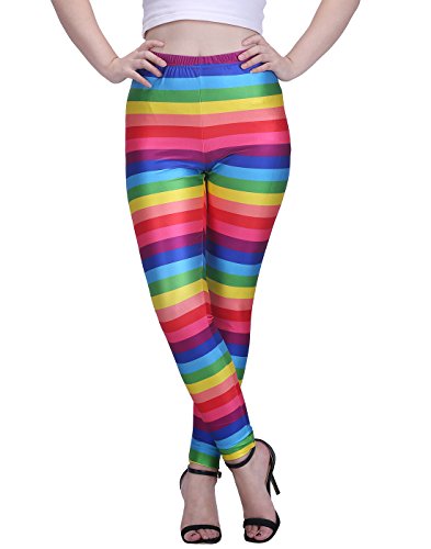 rainbow leggings plus size