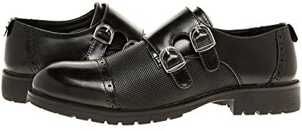 Quentin Ashford Mens Oxford Shoe – British Style Brogue Double Monk Straps