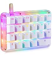 Koolertron One Handed Macro Mechanical Keyboard, Portable Mini One-Handed Mechanical Gaming Keypa...