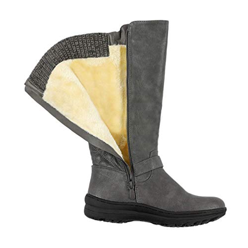 DREAM PAIRS Moscow-1 Botas de Nieve Forradas de Piel para Mujer | GEBZA  Shopping