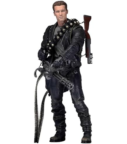 Neca - Figurine Terminator 2 T-800 Acier 18cm - 0634482398494