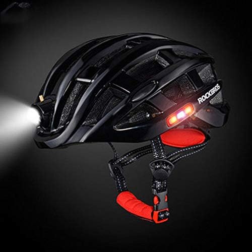QingTanger ROCKBROS Outdoor Sports Helmet With Light Mountain Bike Riding Safety Helmet
