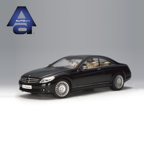 AUTOart Mercedes Benz CL Coupe 2006, Black Die-cast Scale 1:18 - Millennium Series 76165
