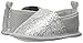 Luvable Friends Unisex Baby Crib Shoes, Silver Spark, 0-6 Months