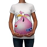 PureSnowSpin Womens Maternity Funny Short Sleeve T-Shirts Tops Mama Pregnancy Clothes
