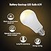 Sengled LED Emergency Light Bulb with Built-in Rechargeable Battery, 3 Hours of Light in Power Outage, E26 Base A19 LED Light Bulb, 40W Equivalent