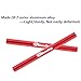 TRIWONDER Tent Pole Repair Splint Repair Kit Spare Repair Tube for Diameter 8.5-10.5mm (Red - 4 Pack)