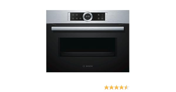 Bosch Serie 8 CFA634GS1 Integrado 36L 900W Negro, Acero inoxidable ...