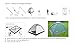 USA STAR Mountain Waterproof Tent Dome Outdoor Camping Instant Tents for Camping 2 Person Army Green