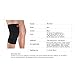 ShuoXin Classical Breathable Sports Neoprene Knee Sleeve Compression Support Brace Knee Guard Protector Pad 1PCS - Black (L)