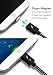 Smart&Cool 5 Feet Gen6 Magnetic USB-A to USB-C Fast Charging (When Work with QC Adapter) and Data Sync Cable for Galaxy S8/S8 Plus/S9, LG G5/G6, Nokia 950/950XL etc. (5ft-Black&Silver Twin-Pack)