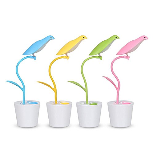 LED Light Pen Holder Monkey Climbing Platform For Finger Monkey And pencil for Studying Reading and Working (Green)
