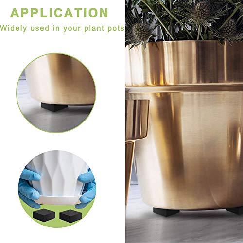 Pot Feet for Outdoor Planters 12 Pack Large Pot Feet Elevate up 3/4