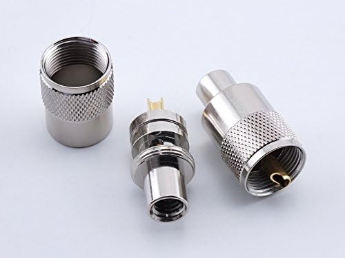 PL-259 Twist-On Connector for RG-8X RG-59 2-PACK OPEK AT-7504B
