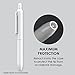 Ztylus Apple Pencil Protective Case: Built-In Clip, Secures Cap, Retractable Tip Protection for Apple Pencil 1st Generation, iPad Pro 12.9” 11