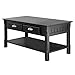 Winsome Timber Occasional Table, 38 inches, Black