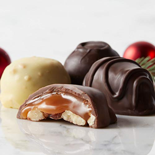 Fannie May Holiday Wrap Colonial Chocolate Assortment, Christmas Candy Gift Box, 1 Lb - Thumbnail 4