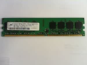 MICRON MT16HTF12864AY-53ED4 1GB DESKTOP DIMM DDR2 PC4200(533) UNBUF 1.8v 2RX8 240P 128MX64 64mX8 CL4