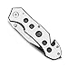 WHX Survival Folding Camping Knife with Seatbelt Cutter and Glass Breaker Liner Lock Pocket Knives Belt Clip
