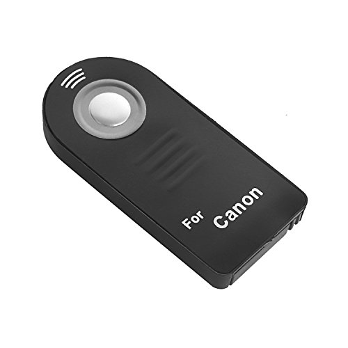 IR Wireless Shutter Remote Control for Canon EOS 6D Mark II, 5D Mark IV III II, 5DS 5DR, 7D Mark II, 77D 6D 7D 80D 70D 60Da 60D SL1 /Rebel T7i T6s T5i T4i T3i T2i T1i XSi XTi/M6 M5 M3 (Replaces RC-6)