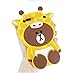 Artbling Case for iPhone 7 Plus 8+ Silicone 3D Cartoon Animal Cover,Kids Girls Cool Fun Lovely Cute Bear Cases,Kawaii Soft Gel Rubber Unique Character Protector for iPhone7 8Plus (Yellow Giraffe)