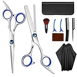 Hair Cutting Scissors, 10Pcs Hair Cutting Kit with