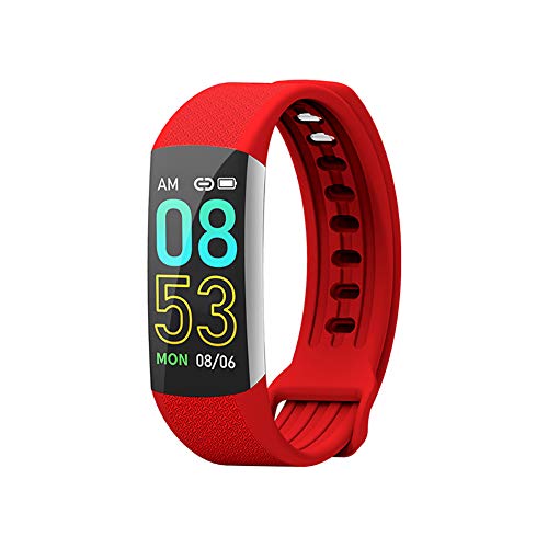 Lightclub 0.96in Screen Sports Fitness Tracker Blood Pressure Step Monitor Smart Bracelet - Black