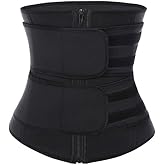 DDFS Corset Women's Body Shaper Seamless Sweat Sports Black Workout Waist Trainer