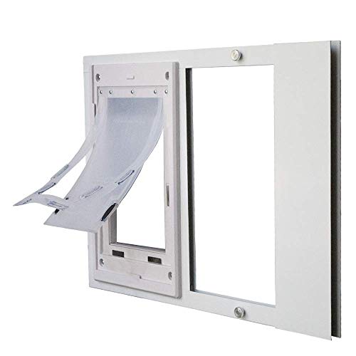 Dragon Pet Door for Sash Windows Adjustable Window Insert with Single