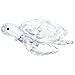 SWAROVSKI 5063691 Sea Turtle, Crystal, Transparent, 2 x 5 x 4.2 cm