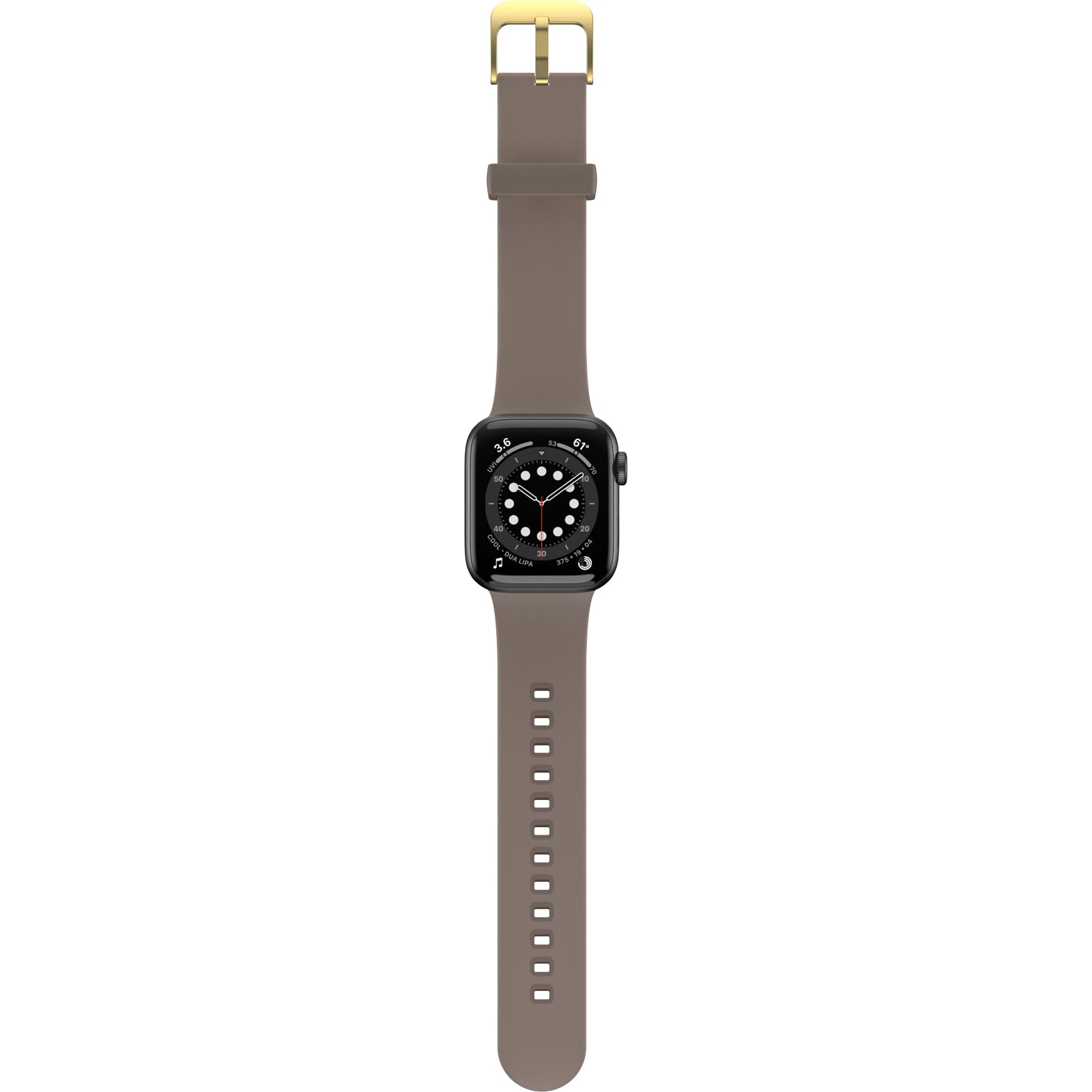 OtterBox All Day Watch Band for Apple Watch 40/41/42mm, Replacement Durable Soft Touch Silicone Strap for Apple Watch, Light Beige