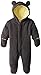 Magnificent Baby Unisex-Baby Newborn Ash Lemon Fleece Bear Pram, Ash/Lemon, Newborn
