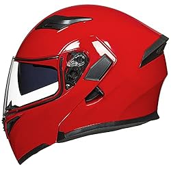 ILM Motorcycle Dual Visor Flip up Modular Full Face