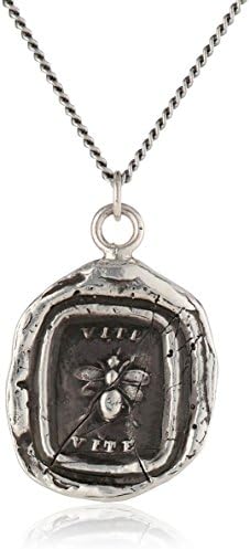 Pyrrha "talisman" Sterling Silver Vite Necklace, 18"