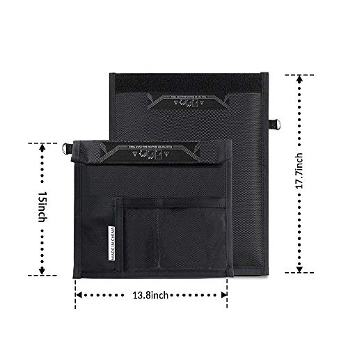 Signal Blocking, Anti-Tracking, Anti-Spying,EMF Single Blocking Bag, Radiation Protection for Cell Phones, Key Fobs and Credit Cards,Faraday Key Fob Bag, Anti-Hacking Security Bag (L:13.8IN X 17.7IN) - Thumbnail 2