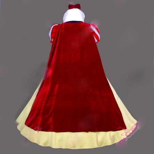 Amazon 豪華版コスプレ衣装 グリム兄弟 ウォルト ディズニー カンパニー The Walt Disney Company 白雪姫 Snow White 白雪姫風 演出服 マント付き 女性ｌサイズ コスチューム コスプレ コスプレ 仮装 通販