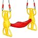 Costzon Rider Swing with Hangers, Wind Rider Glider Swing for Kids Playground (Back to Back Rider Swing for 2 Kids)