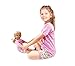 Girls Matching Doll&Toddler Owl 4 Piece Short Cotton Pajamas Kids Clothes Sleepwear