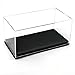 Combination of Life Collectible Display Show Case with Black Leather Display Base for 1/18 Scale Model Cars and Model Kits
