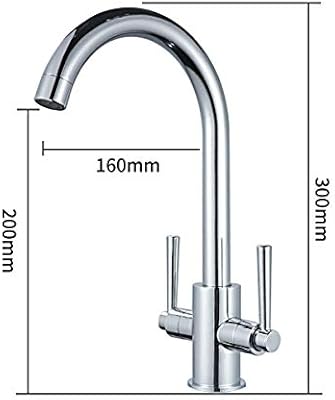 Useful And Home New Double Kitchen Faucet British Style Hot And