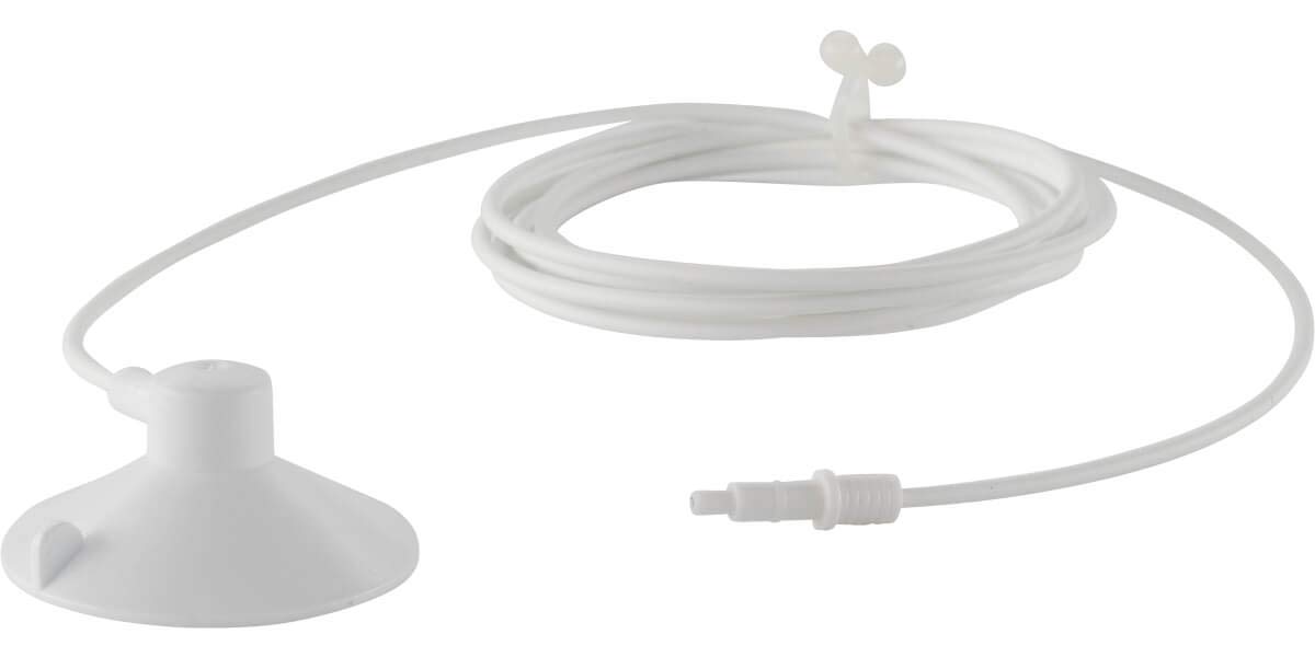 Schellenberg 02266 Sonnensensor für elektrischer Gurtwickler ROLLDRIVE 55, 65 und 105, Kabellänge 1,5 m, Cable Length 1.5 m, White