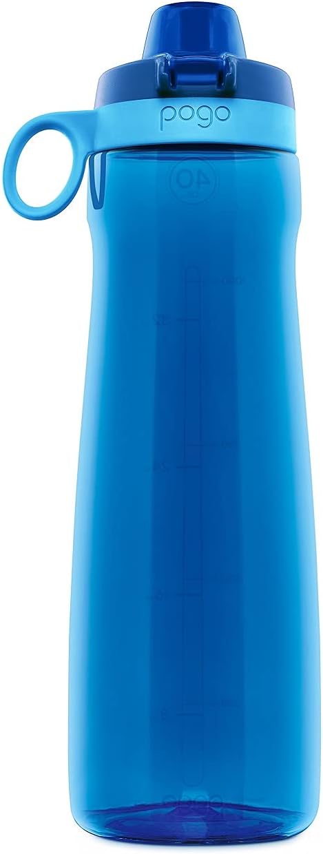 Pogo BPA-Free Plastic Water Bottle with Chug Lid: Sports & Outdoors