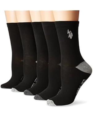 Women's 5 Pack Dress Socks, Multi, 9-11