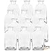 Glassnow C6054-N Roma Glass Bottle, 8.5 oz, Clear, 12 Pieces