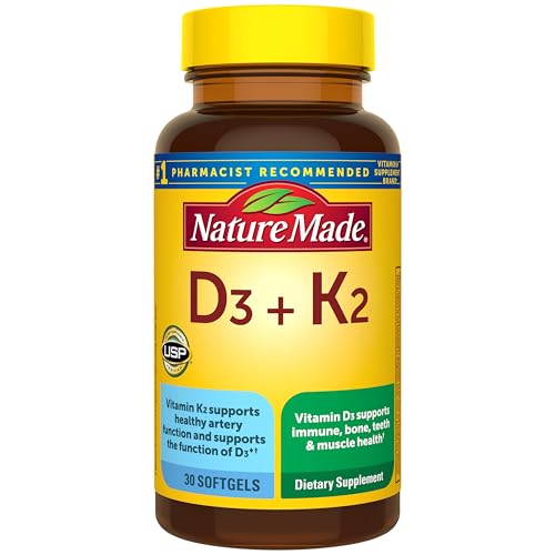 Nature Made Vitamin D3 K2 Softgels