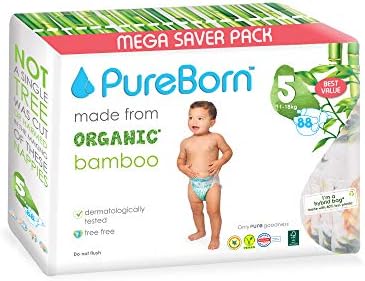 pureborn diapers size 5