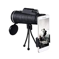 Ocamo 40X60 BAK4 Monocular Telescope HD Mini Monocular for Outdoor Hunting Camping with Phone Clip