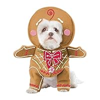 California Costume Collections Gingerbread Pup Dog Costume, Large