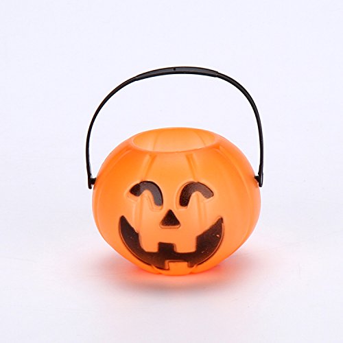 image for Topgalaxy.Z Halloween Pumpkin Buckets - Halloween Trick or Treat Baske