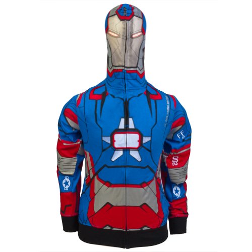 Iron Man - Patriot I Am Juvy Costume Zip Hoodie Sweatshirt